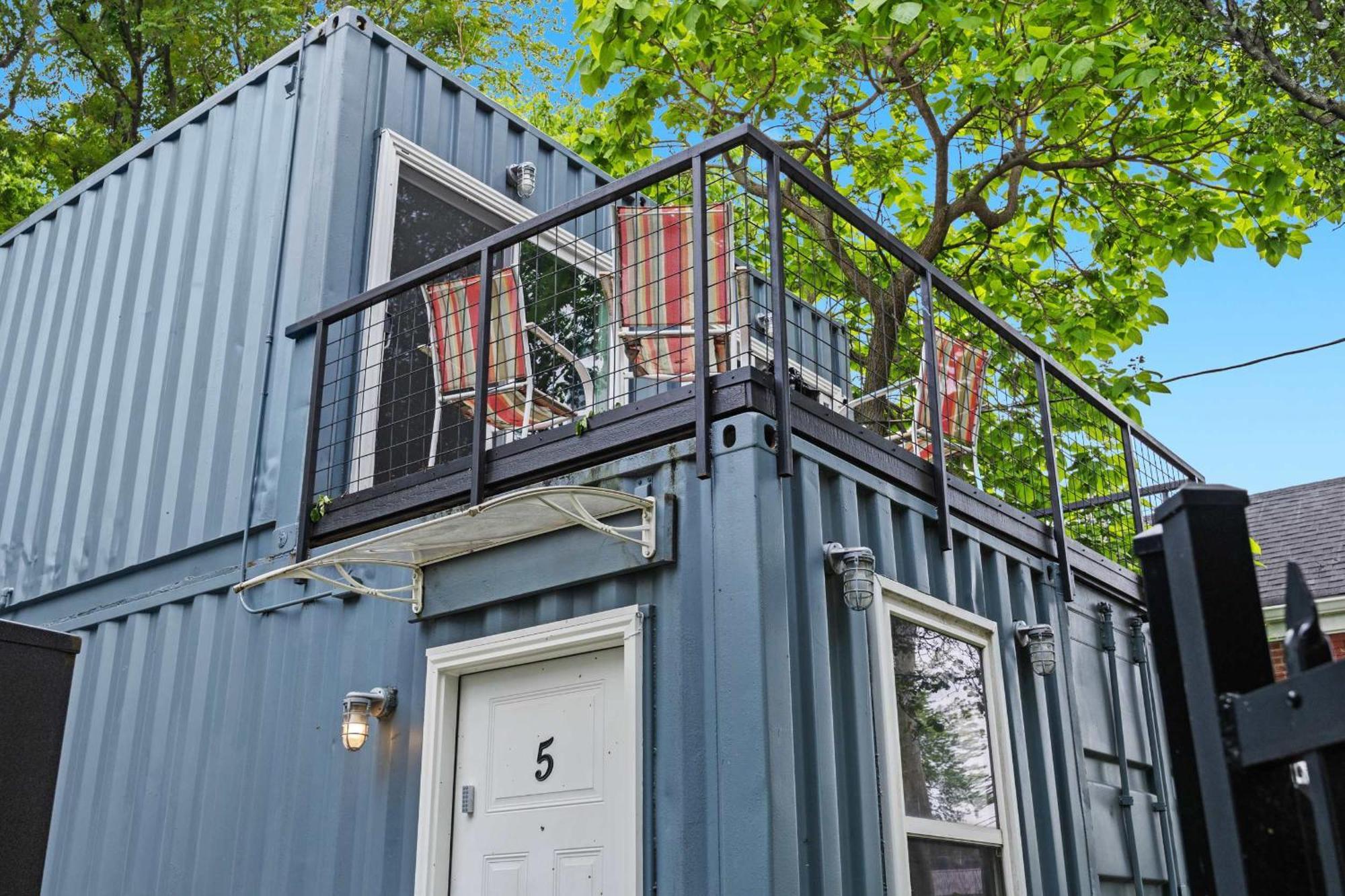 2-story Shipping Container Retreat Unit #5 & #6